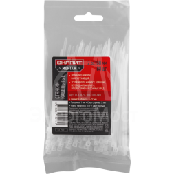 Хомут 90 293 OCT-025-100-100-WH (уп.100шт) ОНЛАЙТ 90293