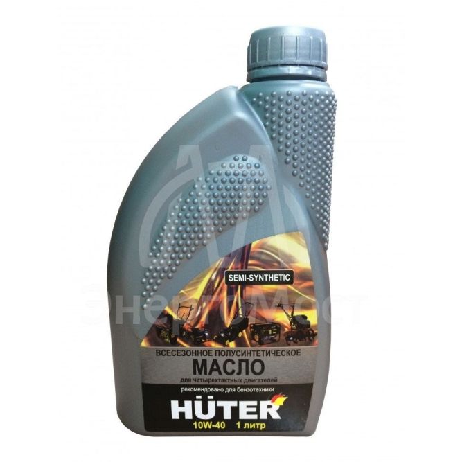 Масло моторное 10W-40 полусинтетическое для четырёхтактных двигателей Huter