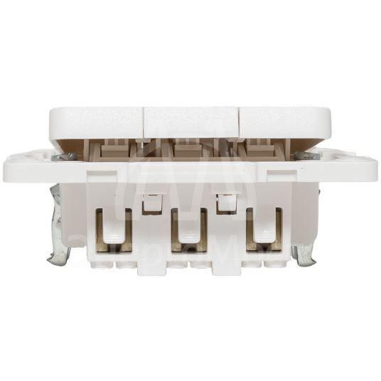 Механизм выключателя 3-кл. Стокгольм 10А бел. PROxima EKF EYV10-024-10