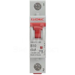 Выключатель автоматический модульный YON MD63-1C10-10 10кА DKC MD63-1C10-10