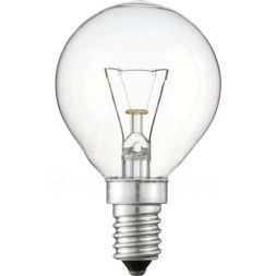 Лампа накаливания Stan 40Вт E14 230В P45 CL 1CT/10X10 Philips 926000006511