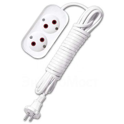 Удлинитель 2х5м без заземл. 6А IP20 У6-011 ШВВП 2х0.75 UNIVersal 9631913