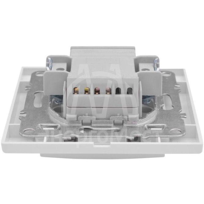 Выключатель 1-кл. СП Минск 10А IP20 с индикатором бел. Basic EKF ERV10-121-10