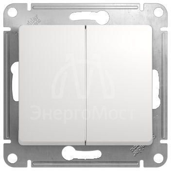 Механизм переключателя 2-кл. СП Glossa 10А IP20 (сх. 6/2) 10AX бел. SchE GSL000165