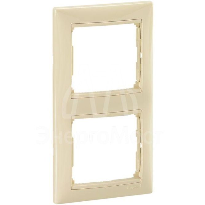 Рамка 2-м Valena верт. сл. кость Leg 774356