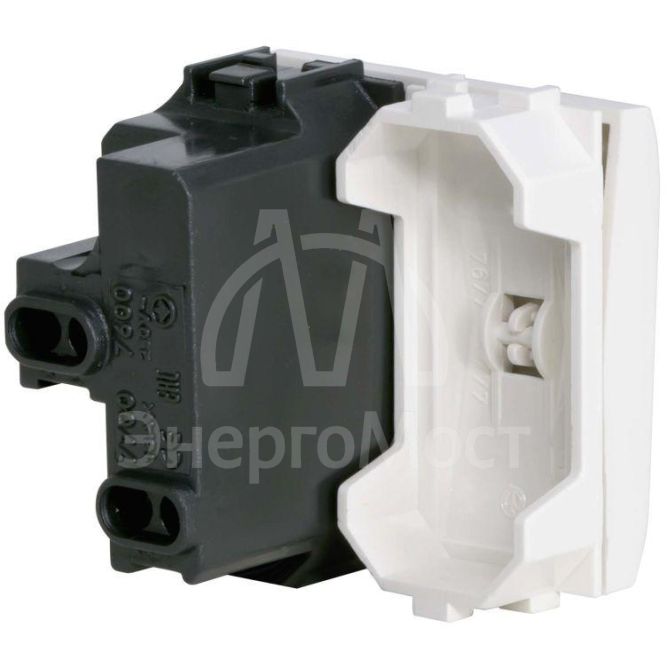 Выключатель 1-кл. 2мод. Brava 16А IP20 бел. DKC 76002B