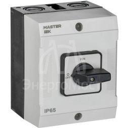 Переключатель кулачковый 16А (сх. 91) в боксе стандартная рукоятка IEK MI-CS20-016-091