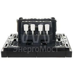 Выключатель проходной 2-кл. СП FORTE&amp;amp;PIANO 10А FP107 черн. IEK FP-V22-0-10-1-K02