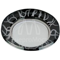 Светильник DK80 WH/BK 13Вт GX53 220В точечный бел./черн. 30/1320 ЭРА Б0019575