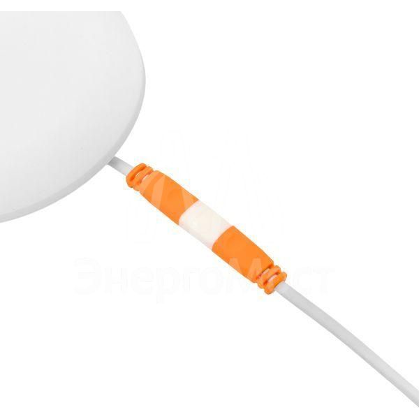 Светильник светодиодный ДВО 1109 24Вт 6500К IP20 круглый встраив. даунлайт безрамочный LUMA EKF DLL-1109-R-24-6500