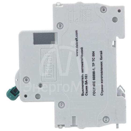 Выключатель автоматический модульный 3п С 10А 6кА ВА-103 SchE 12303DEK