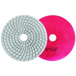 Алмазный гибкий шлифовальный круг 100мм, Р100, мокрое шлифование Вихрь