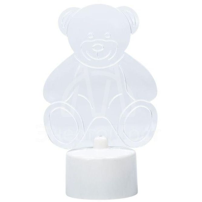 Фигура светодиодная &amp;quot;Мишка 2D&amp;quot; на подставке RGB Neon-Night 501-047