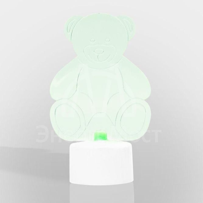 Фигура светодиодная &amp;quot;Мишка 2D&amp;quot; на подставке RGB Neon-Night 501-047