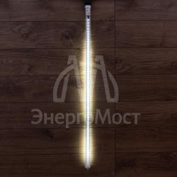 Гирлянда &amp;quot;Сосулька&amp;quot; светодиод. 1м 120LED 8Вт IP44 e27 220В бел. NEON-NIGHT 256-163