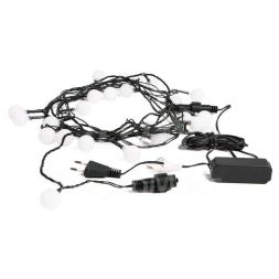 Гирлянда &amp;quot;LED-Шарики&amp;quot; 5м d=25мм 25LED RGB темно-зел. провод 6Вт 220В IP20 NEON-NIGHT 303-559