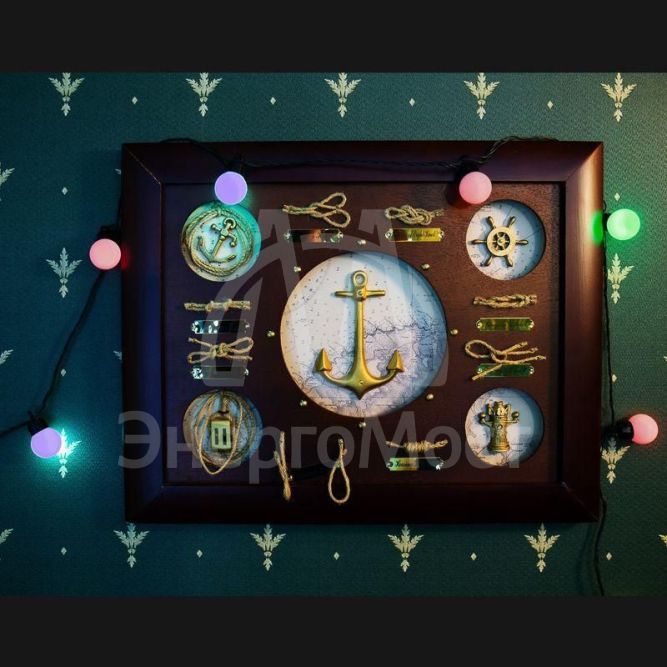 Гирлянда &amp;quot;LED-Шарики&amp;quot; 5м d=25мм 25LED RGB темно-зел. провод 6Вт 220В IP20 NEON-NIGHT 303-559