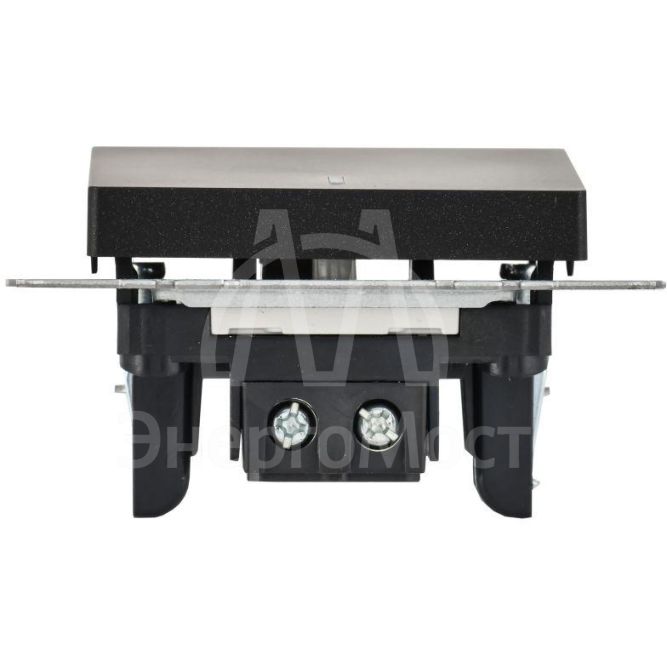 Выключатель 1-кл. СП BRITE ВС10-1-1-БрЧ 10А с инд. черн. IEK BR-V10-1-10-K02