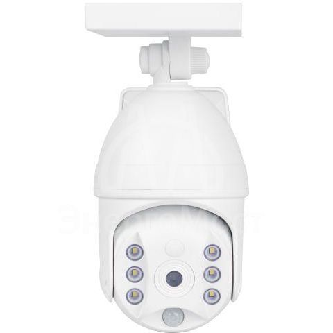 Светильник фасадный ERAFS012-10 Камера на солнечной батарее с датчиком движения 6 LED 8х24см ЭРА Б0057600