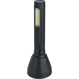 Фонарь светодиодный ручной 95 741 NPT-CP32-ACCU пласт. 1LED 10Вт+1COB 2Вт Li-Ion 3А.ч 4реж NAVIGATOR 95741