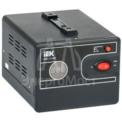 Стабилизатор напряжения 1ф 1.5кВА HUB переносной IEK IVS21-1-D15-13