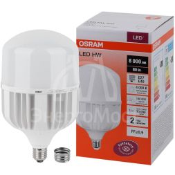 Лампа светодиодная LED HW T 80Вт (замена 800Вт) матовая 4000К нейтр. бел. E27/E40 8000лм угол пучка 200град. 140-265В PF&amp;amp;gt;/=09 OSRAM 4058075576933