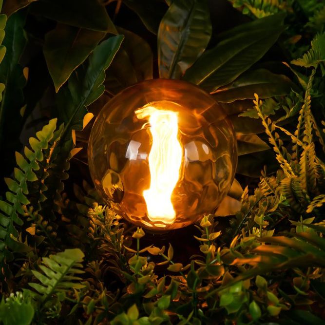 Лампа светодиодная филаментная Loft 271 G125FCE 4Вт 1800К E27 Voltega 8545