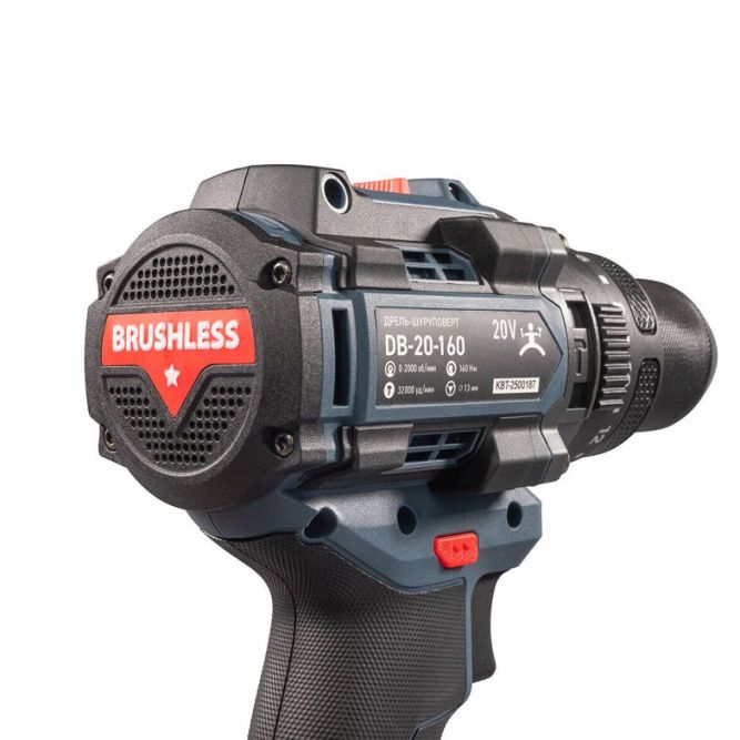 Дрель-шуруповерт ударная DB-20-160 (без АКБ и заряд. устр.) КВТ 104539