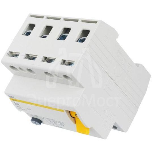 Выключатель дифференциального тока (УЗО) 4п 25А 30мА тип AC ВД1-63 IEK MDV10-4-025-030