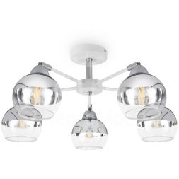 Светильник Jasper 60Вт E27х5 IP20 подвесной Freya FR5225PL-05W