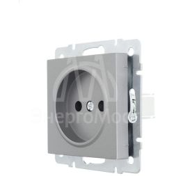 Розетка 1-м СП Vesna без заземл. ПБТ механизм платина LEZARD 742-3588-121B
