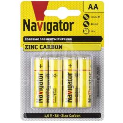Элемент питания солевой 94 758 NBT-NS-R6-BP4 (блист.4шт) Navigator 94758
