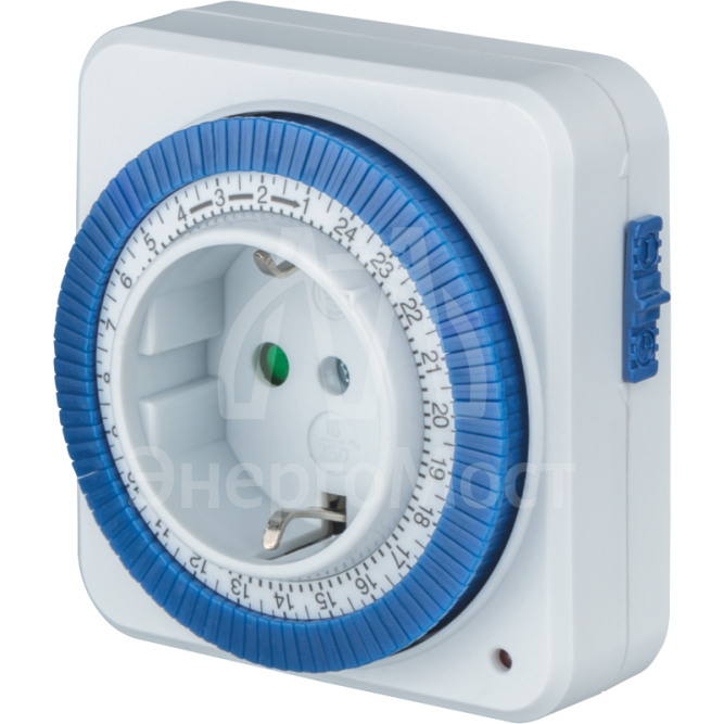 Таймер 61 558 NTR-A-S02-WH розет. электромех. Navigator 61558