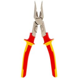 Плоскогубцы многофункциональные диэлектрические 238мм со съемником Kranz KR-12-4657-3