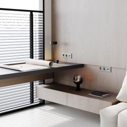 Розетка 1-м СП S70 16А с заземл. механизм шелк Voltum VLS040104