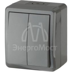 Выключатель 2-кл. ОП Эра Эксперт 10А IP54 11-1404-03 250В 10AX сер. Эра Б0020676