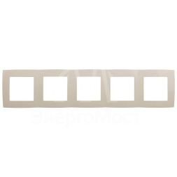 Рамка 5-м 12-5005-02 сл. кость ЭРА Б0014782