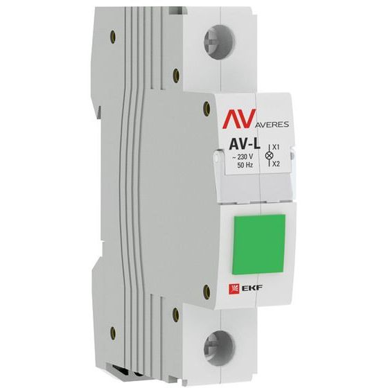 Лампа сигнальная AV-L зел. EKF av-l-green-averes