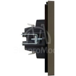 Выключатель проходной 2-кл. СП FORTE&PIANO 10А FP307 сер. IEK FP-V22-0-10-1-K03