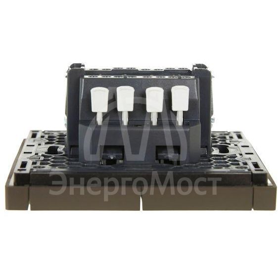 Выключатель проходной 2-кл. СП FORTE&amp;amp;PIANO 10А FP307 сер. IEK FP-V22-0-10-1-K03