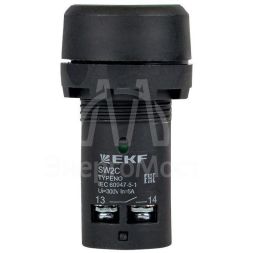 Кнопка SW2C-11 возвратная зел. NO+NC EKF sw2c-11s-g