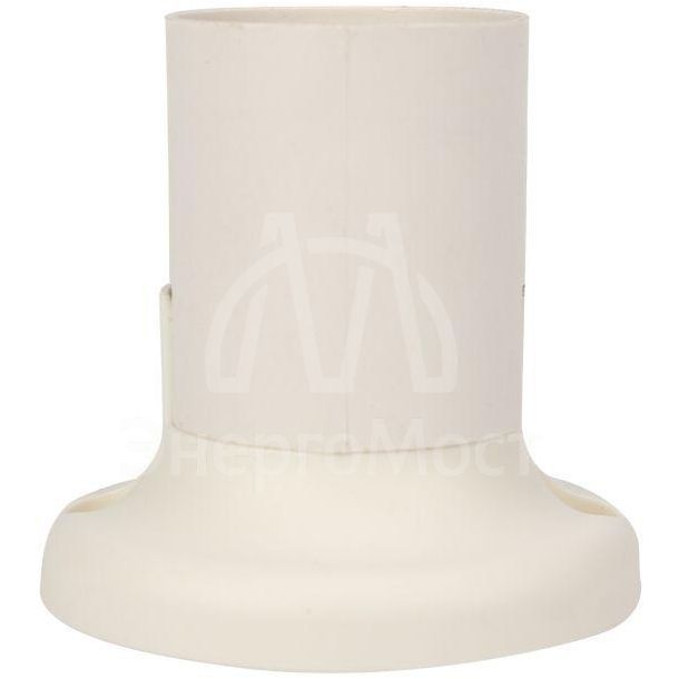 Патрон пластиковый настенный Е27 прямой бел. Rexant 11-8870