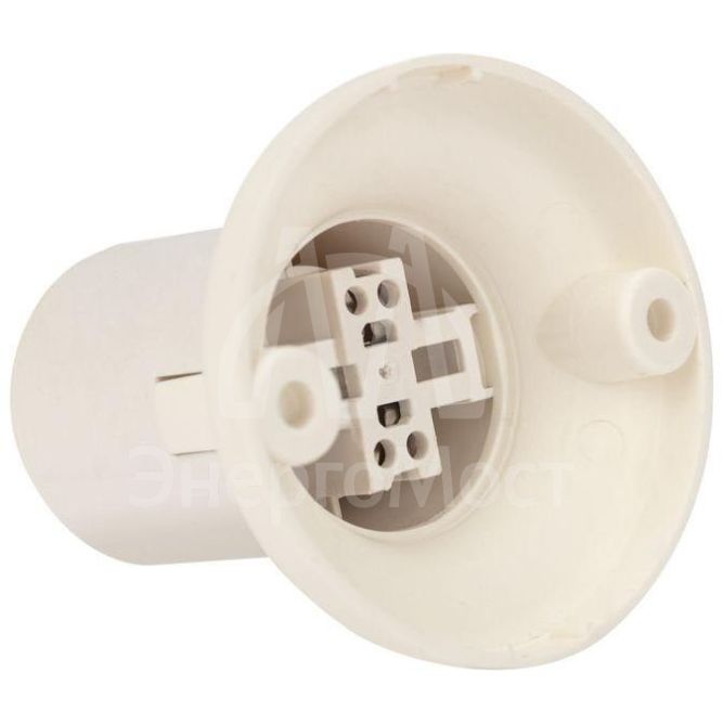 Патрон пластиковый настенный Е27 прямой бел. Rexant 11-8870