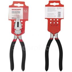 Плоскогубцы комбинированные 180мм обливные рукоятки Rexant 12-4612-1