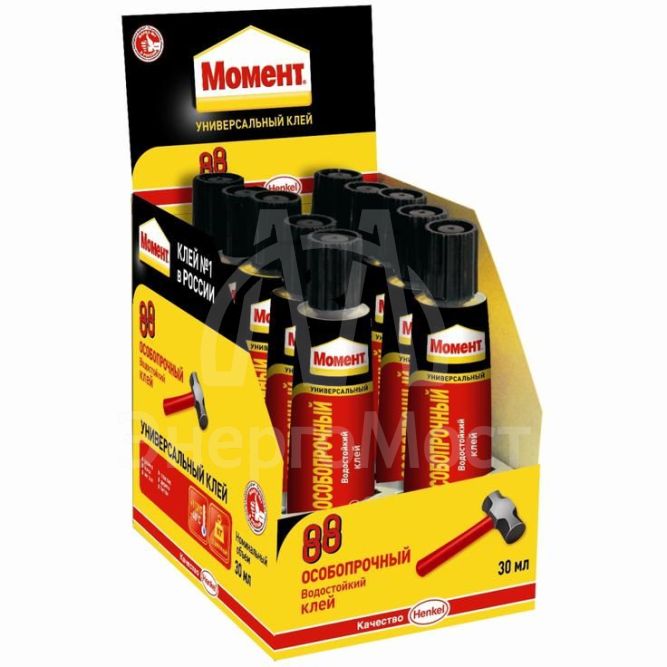 Клей &amp;quot;Момент 88&amp;quot; 30мл в шоу-боксе Момент C0036684