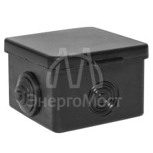 Коробка распаячная КМР-030-036 65х65х50 4 мембранных ввода черн. EKF plc-kmr2-030-036-b