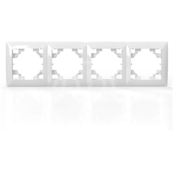 Рамка 4-м AVA бел. TOKOV LIGHT TKL-AV-RM4-C01