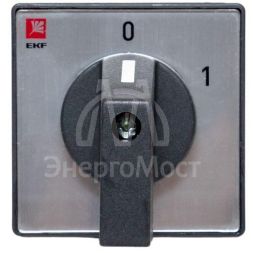 Переключатель кулачковый ПК-1-13 3П 25А &amp;quot;0-1&amp;quot; EKF pk-1-13-25