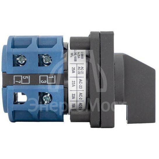 Переключатель кулачковый ПК-1-13 3П 25А &amp;quot;0-1&amp;quot; EKF pk-1-13-25