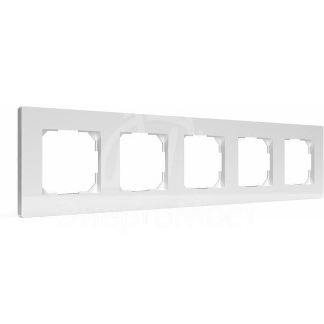 Рамка 5-м Pixel бел. TOKOV ELECTRIC TKE-PX-RM5-C01